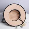 Sombrero de Paja M-Label para Mujer de Fotografía Callejera Europea y Americana para Primavera y Verano Protección Solar Exterior Sombrero de Paja de Ala Ancha Sombrero de Playa para el Sol para Hombre Transfronterizo