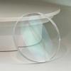 Lente de resina asférica ultradelgada para miopía 1.56 luz azul anti-película endurecida color Real HD transparente