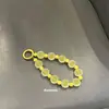 Estilo nuevo y popular transfronterizo Color dopamina hecho a mano con cuentas accesorios de moda de alta gama colgante versátil para teléfono móvil