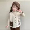 Chaleco de Otoño e Invierno para Niñas 2025 Nuevo Estilo Infantil Chaleco de Cachorro de Dibujos Animados para Bebé Chaleco Peludo Chaqueta Moderno