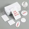 Etiqueta Colgante en Blanco Punto Venta al Mayoreo Certificado Único Etiqueta Colgante para Ropa Logotipo Impreso Cartulina de Papel Estucado Etiqueta Colgante Engrosada