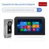Câmera de tela sensível ao toque HD de 7 polegadas interface de interface do usuário de vídeo campainha de intercomunicação visual inteligente