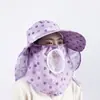 Sombreros al por mayor para mujer, Sombreros de protección solar, Sombreros para recolectar té, Sombreros de sol, Sombreros de ala ancha, Sombreros de gasa con cobertura facial para ciclismo, Sombreros de ala ancha para adultos