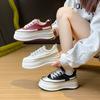 Zapatos blancos de suela gruesa para mujer, estilo coreano, informales, deportivos, combinables, para estudiantes, zapatos de calle HB806