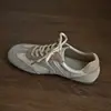 Zapatillas de entrenamiento retro alemanas para mujer, nuevo estilo 2026, zapatillas versátiles populares de primavera y otoño, zapatos casuales de moda para mujer