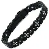 Pulsera magnética de moda europea y americana, superventas transfronteriza, lujo ligero, trébol de la suerte, aleación con incrustaciones de diamante, pulsera de joyería magnética de una sola fila para mujer