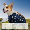 Capa de chuva para filhote de Corgi primavera e verão urso de pelúcia schnery cachorro pequeno animal de estimação com faixa refletora capa de chuva totalmente inclusiva