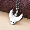 Colgante de pájaro Dapeng Ala Dorada de plata de ley artesanía vintage relieve tridimensional collar de plata personalizado creativo para hombre