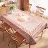 Toalha de Mesa Modelo Novo 2025, Impermeável, à Prova de Óleo, Sem Lavagem, Protetor de Mesa, Protetor de Mesa Desenho Animado, Toalha de Mesa de Jantar, Capa para Mesa de Centro