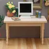 Casa de Bonecas em Escala 1:12 Decoração de Cena em Miniatura Mini Móveis Moderno Minimalista DIY Mesa Inacabada