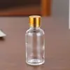 Frasco de Vidro para Óleo Essencial de 10ml Frasco Transparente para Dispensar Líquido Frasco com Conta-gotas de Ponta Plástica Frasco para Dispensar Amostra de Essência