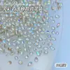 Zircônia Branca Fundo Plano Nail Art Mini Pequena Zircônia Pequena Decorações Mistas Strass de Nail Art Brilhantes Super Brilhantes Atacado
