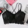 Verano 2020 Nuevo Cruzado Espalda Bonita Cómodo Transpirable Tirante Fino Wrap Pecho Encaje Sexy Tubo Superior Base Delgada