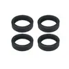 Cubierta de goma para rueda de repuesto de equipaje, accesorios de cubierta protectora para maleta de trolley, cubierta de rueda silenciosa para estuche de viaje, anillo de goma para rueda universal