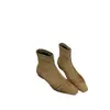 Nuevas Botas Cortas Retro Francesas 2026 Otoño/Invierno con Punta Cuadrada, Aumento Interno de Altura para Mujer, Versátiles, de Moda, Adelgazantes, de Caña Corta