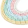 Cuentas Chapadas en Cerámica 6x15mm Tiras Rectangulares Hecho a Mano Colgantes para Joyería DIY Pulseras Cuentas Sueltas Pequeños Accesorios Materiales