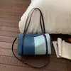 2026 Nova Bolsa Boston Casual Retrô de Jeans para Mulheres Bolsa de Mão de Grande Capacidade Bolsa Transversal de Ombro para Mulheres