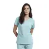 Conjunto de uniforme de quirófano de manga corta para enfermera de hospital, uniforme específico para doctor, nuevo producto más vendido, cuello en V, secado rápido