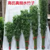 Bambú, Bambú Falso Pantalla Divisoria Decoración de Interior, Plantas Artificiales, Plantas Verdes, Bambú Delgado, Plantas de Piso para Sala de Estar