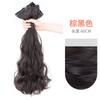 Peluca para Mujer con Cabello Largo, Extensiones de Cabello de Tres Piezas, Cabello Realista, Esponjoso, Aumento de Volumen de Cabello, Rizos Ondulados Grandes, Extensiones de Cabello Invisibles sin Rastro