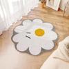Cadeira de Maquiagem Redonda Estilo Ins Tapete Cesto Suspenso Cadeira de Balanço Almofada Reclinável de Quarto Tapete de Chão Penteadeira Floral Decoração de Casa