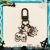 Colgante Llavero Halloween Transfronterizo Calavera Calabaza Dibujo Animado Fantasma Metal Colgante Bolsa Regalo de Año Nuevo
