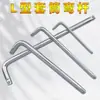 Llave de vaso Llave de varilla curva en forma de L Llave multifunción en forma de T Llave de carcasa con mango curvo acodado Herramientas de reparación de automóviles Al por mayor