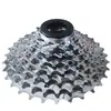 Cassette de Bicicleta de 8 Velocidades, Piñón Libre de Acero 11-32T, Plateado, Diámetro Exterior de 122 mm, Diámetro Interior de 34 mm, 370 g, para Bicicleta de Carretera