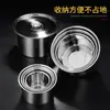 Copo de Sabor de Aço Inoxidável 304 Bacia Espessada para Temperos Bacia Multifuncional para Ovos Bacia para Temperos Tanque para Temperos Bacia para Óleo Tanque para Temperos