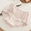Atacado de lingerie feminina 100% algodão, Lingerie de algodão estilo Fair Isle, Forro 100% algodão de comprimento estendido para mulheres, Lingerie feminina confortável e jovem