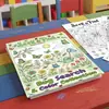 10 hojas/paquete de pósters para colorear, nuevo reino de insectos transfronterizo búsqueda graffiti colorear diversión educativa pósters dibujados a mano