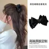 Pinza de plátano con lazo negro para mujer, pinza de garra para la parte posterior de la cabeza, pinza para coleta alta, accesorio para el cabello de alta gama, nuevo modelo 2026