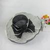 Sombrero de ala ancha de primavera y verano, sombrero de playa estilo vacacional para mujer, sombrero para el sol de doble capa ligero y delgado con ala ancha y borde ondulado