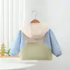Sudadera con Capucha y Forro Nueva, Linda y Divertida de Primavera y Otoño para Niños y Niñas con Adorno de Dibujos Animados