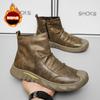 Zapatos de Hombre Invierno 2026 Nuevos Impermeables Antideslizantes Resistentes al Desgaste Zapatos de Trabajo Tendencia Versátiles Zapatos Casuales de Trabajo para Hombre