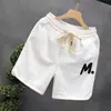 Shorts de Praia Masculino de Verão Marca Ins Tendência Casual Esportivo Calças de Basquete Calças de Moletom Cinco Pontos Largos Cordão Cintura Elástica