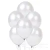 Globo de 12 pulgadas de grosor color oro rosa y oro negro combinación set de globos decoración de boda cumpleaños