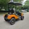 Carrito de Golf Convertible 2+2 de 4 Plazas para Recorridos por Parques, Transporte en Granjas y Uso de Ocio en Casa