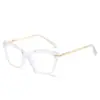 Nuevas gafas lisas TR90 ins marco grande marco de diamante cara redonda mujeres adelgazantes lisas anti-luz azul gafas con marco para miopía