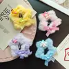 Pinza para el pelo de estrella de cinco puntas de felpa para otoño e invierno Pinza para el pelo con lazo de Sanrio Kuromi Pinza para el pelo linda para niños Pinza lateral para mujer