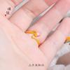 Anillo de la felicidad de oro de arena de Vietnam de larga duración y que no se decolora, anillo abierto ajustable, tulipán con perla incrustada, para mujeres