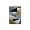 Pintura sobre lienzo estilo nórdico moderno Amazon Art bloque de color geométrico abstracto póster sala de estar núcleo de pintura decorativa