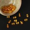 Cera de abelha natural pokinpo de sangue contas de jujuba contas em barril contas soltas âmbar contas de arroz contas espaçadoras pulseira diy acessórios de joias