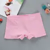 Ropa Interior para Niñas Calzoncillos tipo Boxer 15 Colores Lisos Ropa Interior Básica Estudiantes Estilo Japonés Estilo Cuatro Esquinas Transpirable Estudiantes de Secundaria Algodón Verano