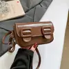Bolsa Quadrada Pequena Casual Simples Estilo Coreano Chegada Nova Primavera Nicho Chique Bolsa de Ombro Único Bolsa Transversal Retro de Alto Valor