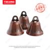 Campainha de buzina de metal para vento de fábrica, acessórios de sino de vento, sino de abertura para animais de estimação, pingente de Natal retrô, sino de ferro