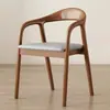Silla de Comedor de Madera Maciza, Silla Simple de Ocio con Respaldo, Silla Retro de Lujo Ligero para Estudio de Madera Maciza con Respaldo, Silla para Hotel y Casa de Huéspedes, Silla Shumeite