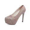 2024 Primavera e Outono Novos Sapatos Femininos Sapatos Altos da Moda Pretos Salto Agulha Raso Sapatos Femininos Tamanho Grande