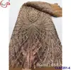 Vestido de Novia Retro Francés de Ancho Completo con Cuentas, Lentejuelas Bordadas, Encaje, Vestido, Malla Bordada, Venta al por Mayor