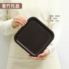 Bandeja de Madera Personalizada Color Nogal Negro para Uso Doméstico, Plato de Madera para Tazas de Té, Vajilla Estilo Japonés, Bandeja de Té Rectangular, Soporte para Tazas de Té